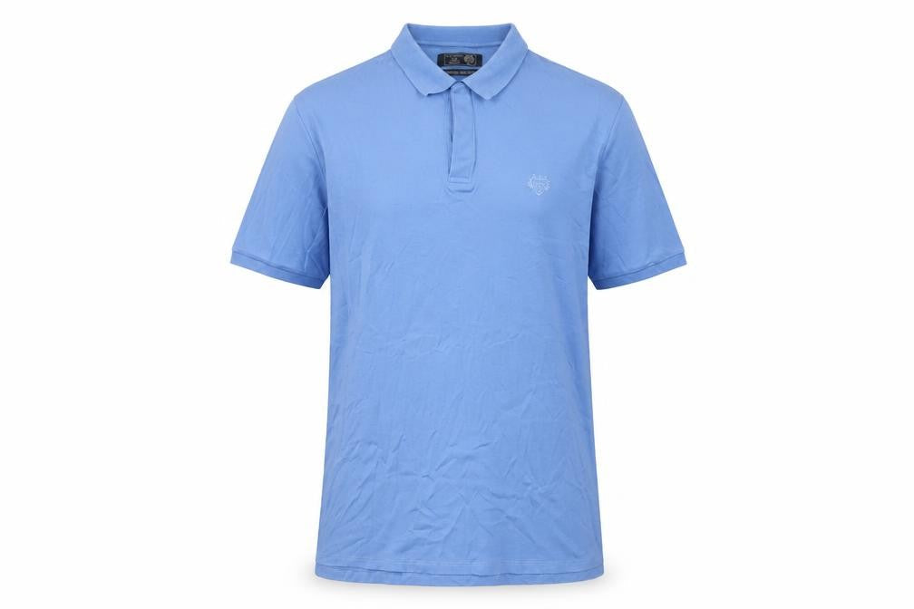 Paul Costelloe Men’s Blue Cotton Polo Shirt XL Regular Fit