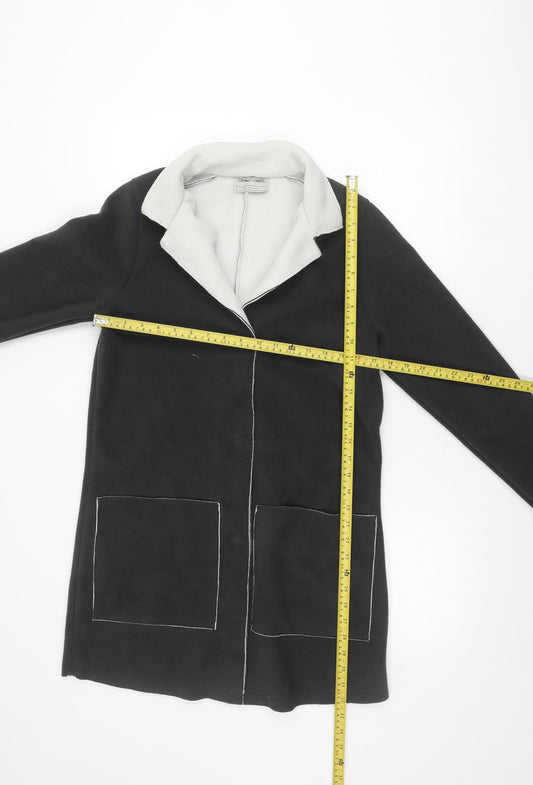 Craghoppers Womens Black Size 10 Fleece Jacket Lightweight Zip