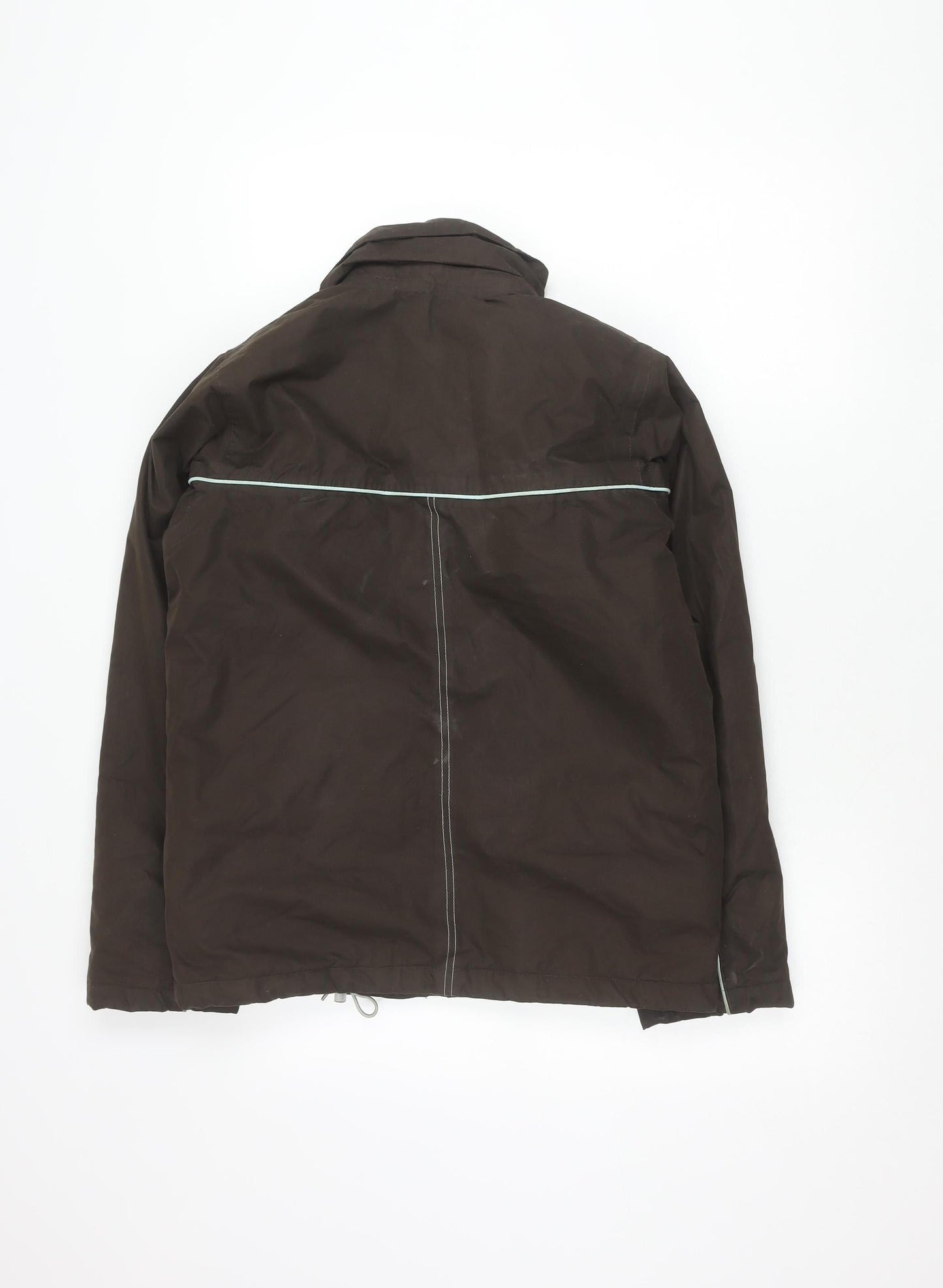 Trespass Women’s Brown Waterproof Parka Jacket Size S Fleece Lined