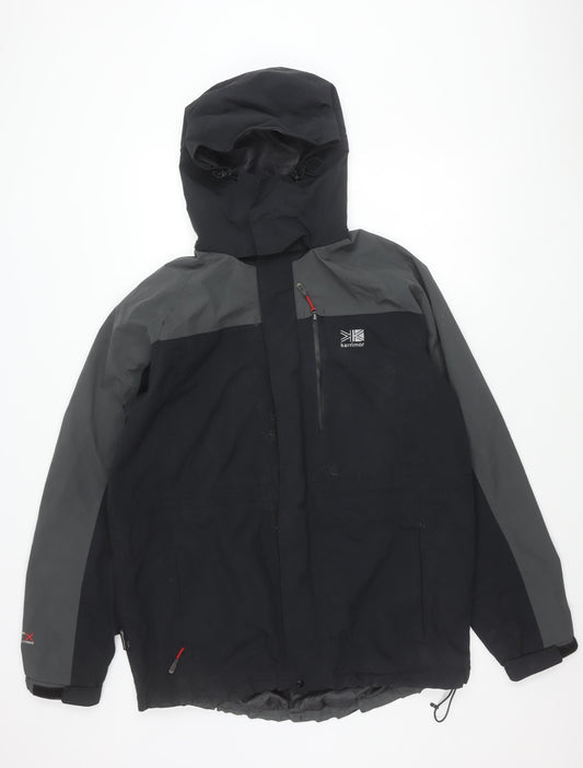 Karrimor Men’s Black L Winter Parka Jacket Hooded Waterproof L