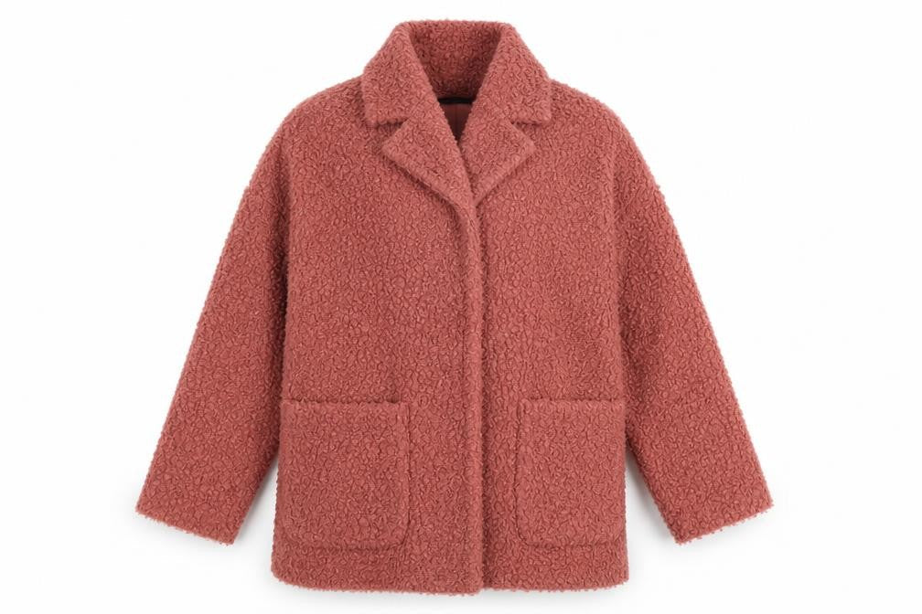 Marks & Spencer Women Pink Coatigan Size M Mid-Length Open Jacket