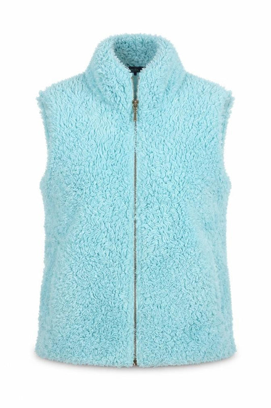 Womens UK Size S Regular Boden Blue Polyester Blend Waistcoat