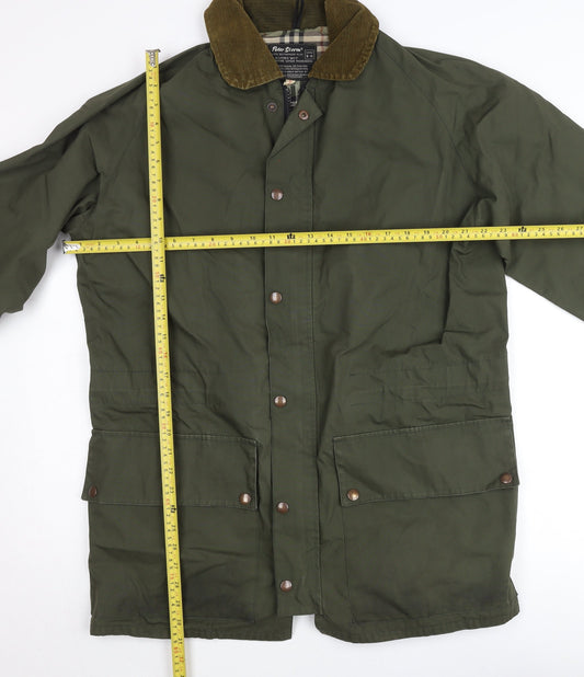 Peter Storm Men’s Green Mid-Length Waterproof Rain Coat Jacket M