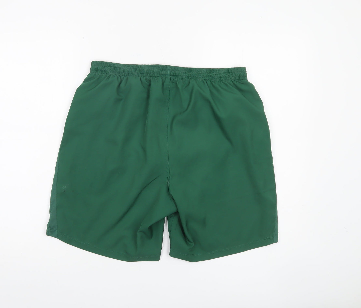 Umbro Men’s Green Swim Shorts L Elastic Waist Mesh Lined Quick Dry