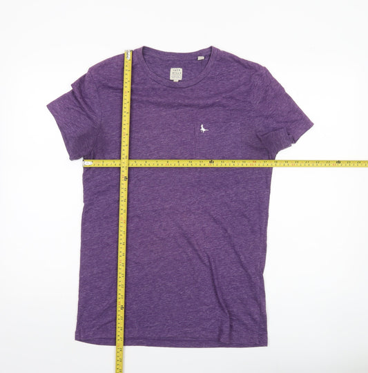 Jack Wills Men's Purple Slim Fit Crew Neck T-Shirt Size S