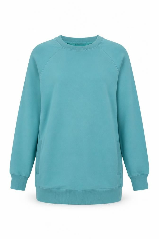 Next Women’s Blue XS Pullover Sweatshirt Cotton Blend