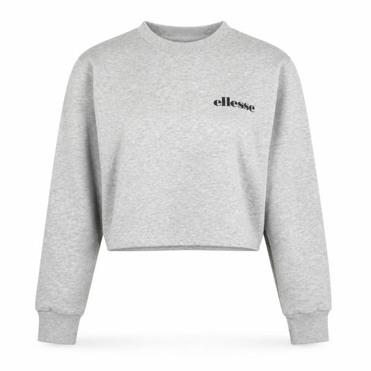 Womens UK 8 Regular ellesse Grey Pullover Sweatshirt
