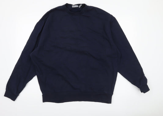 ASOS Design Men's Blue Pullover Sweatshirt Size M Crew Neck