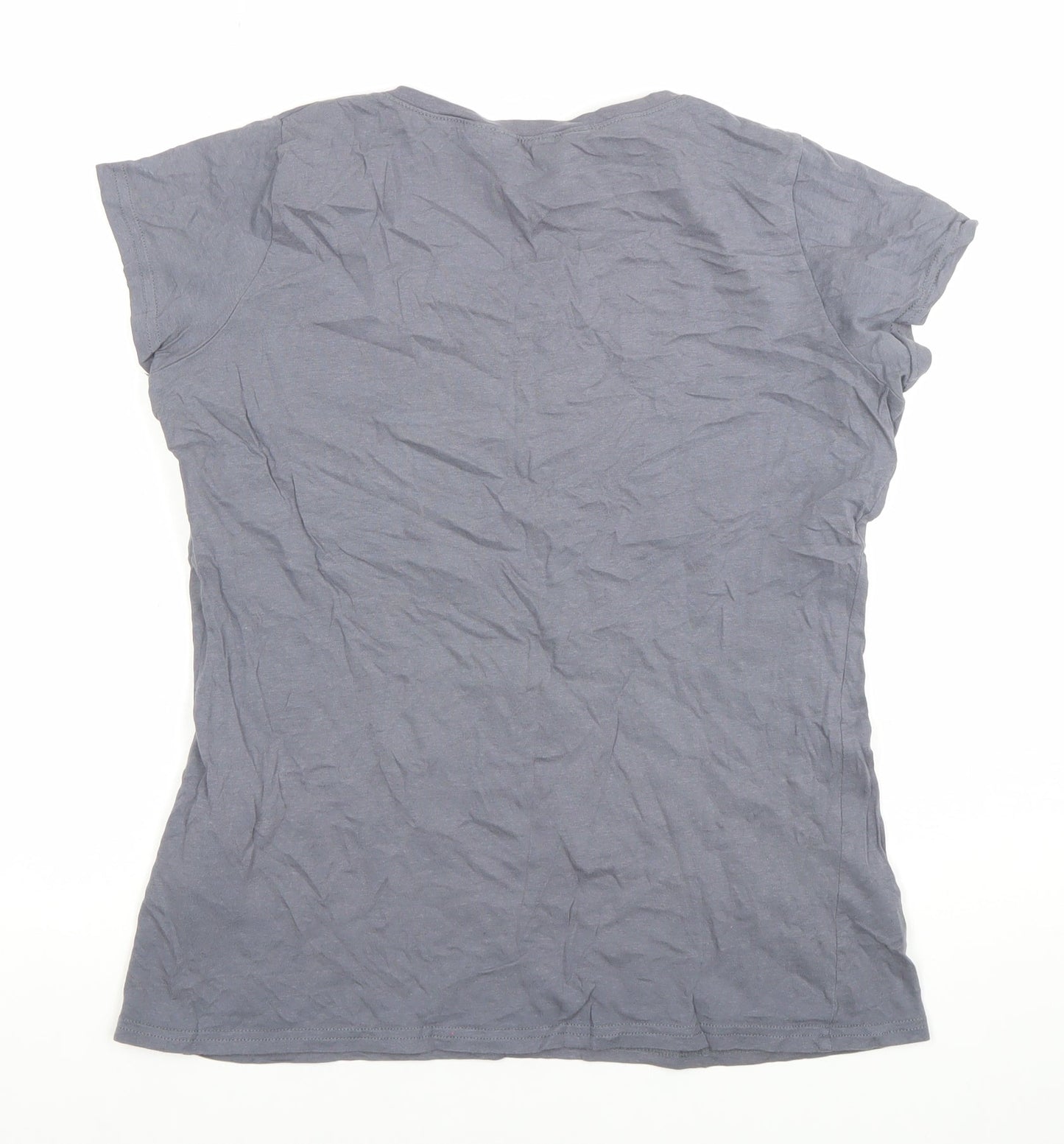 Regatta Womens Grey 100% Cotton Crew Neck Short Sleeve T-Shirt UK 14