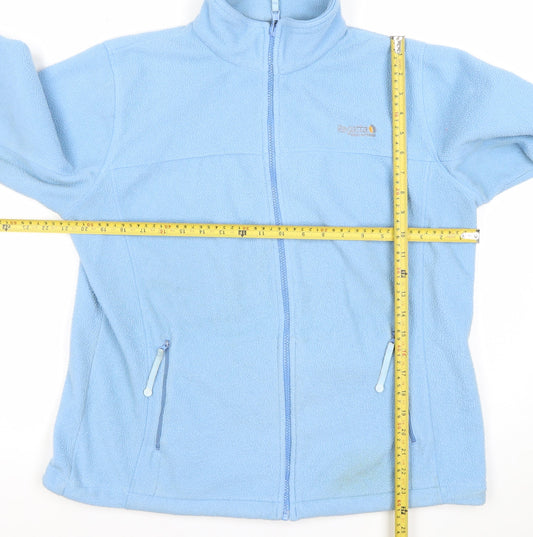 Regatta Women Blue XL Fleece Jacket Full Zip Outdoor Casual