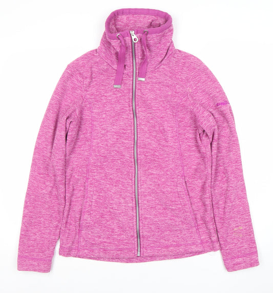 Regatta Women’s Pink Fleece Mid-Length Full Zip Jacket UK 12