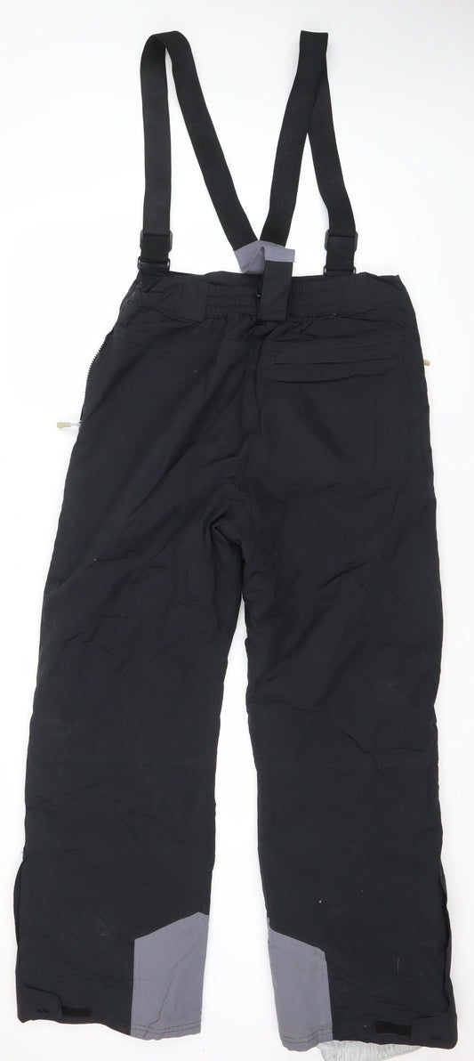 Trespass Mens Black XL Snow Pants Waterproof Ski Trousers Winter