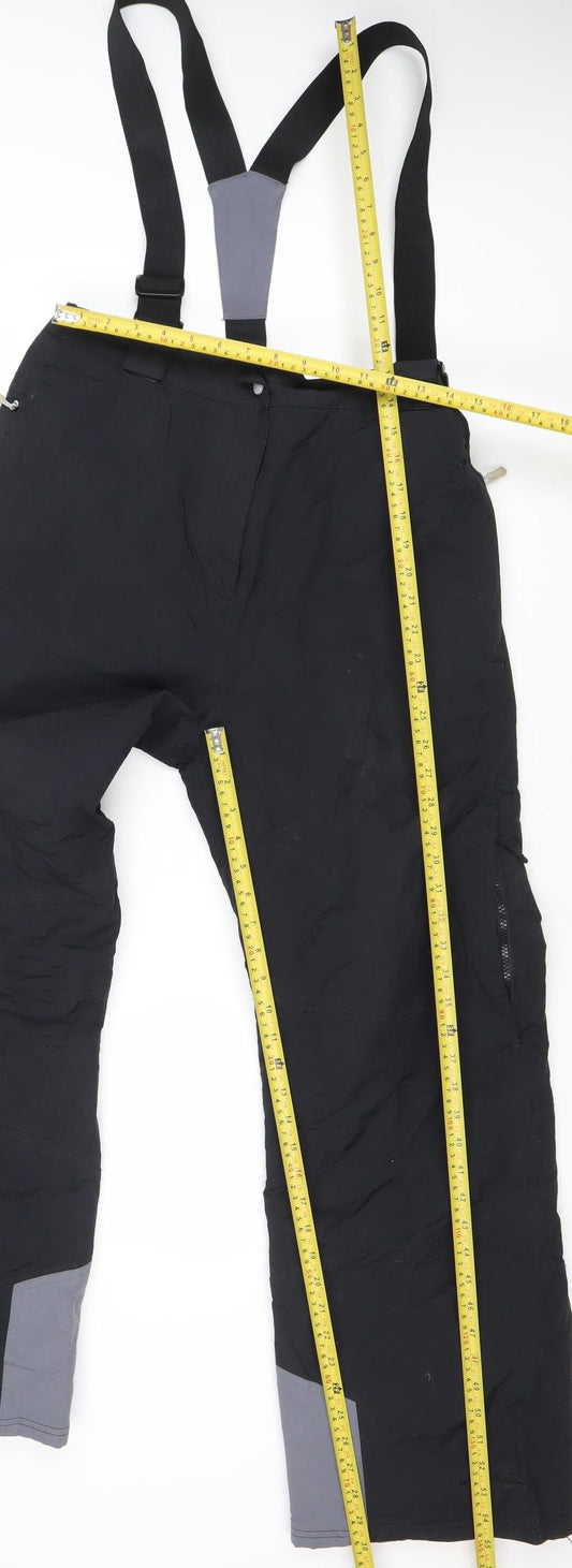 Trespass Mens Black XL Snow Pants Waterproof Ski Trousers Winter