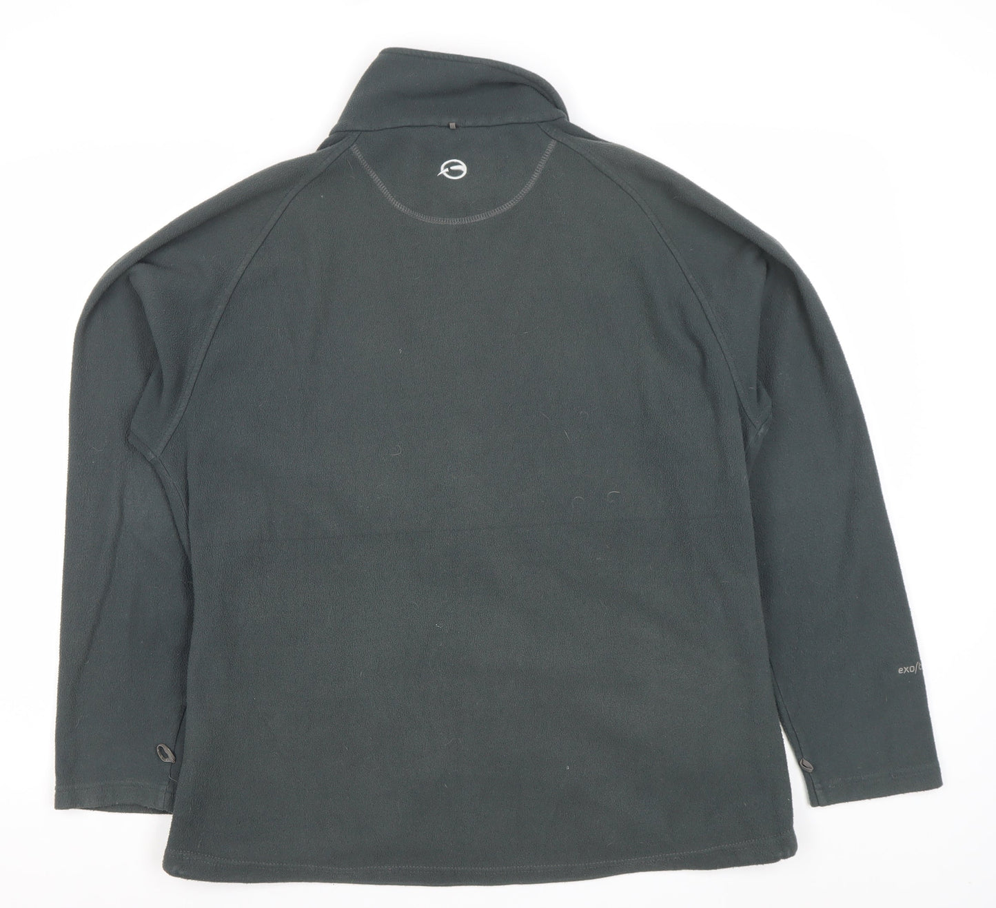 Sprayway Men’s Black Fleece Jacket Size M Full Zip Outdoor Hiking