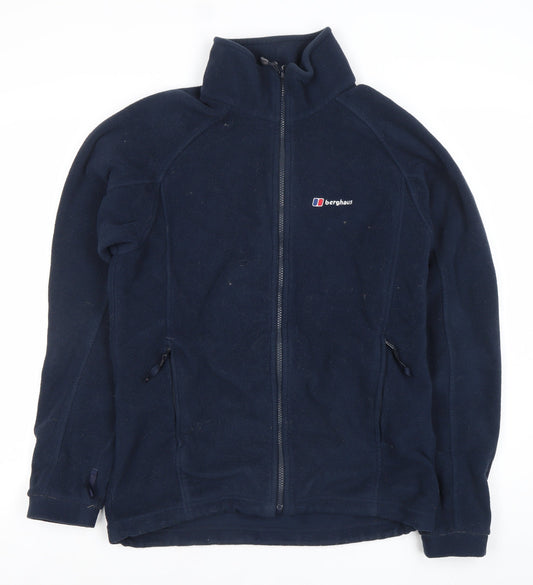 Berghaus Men's Blue Fleece Jacket M Full Zip Outdoor Hiking