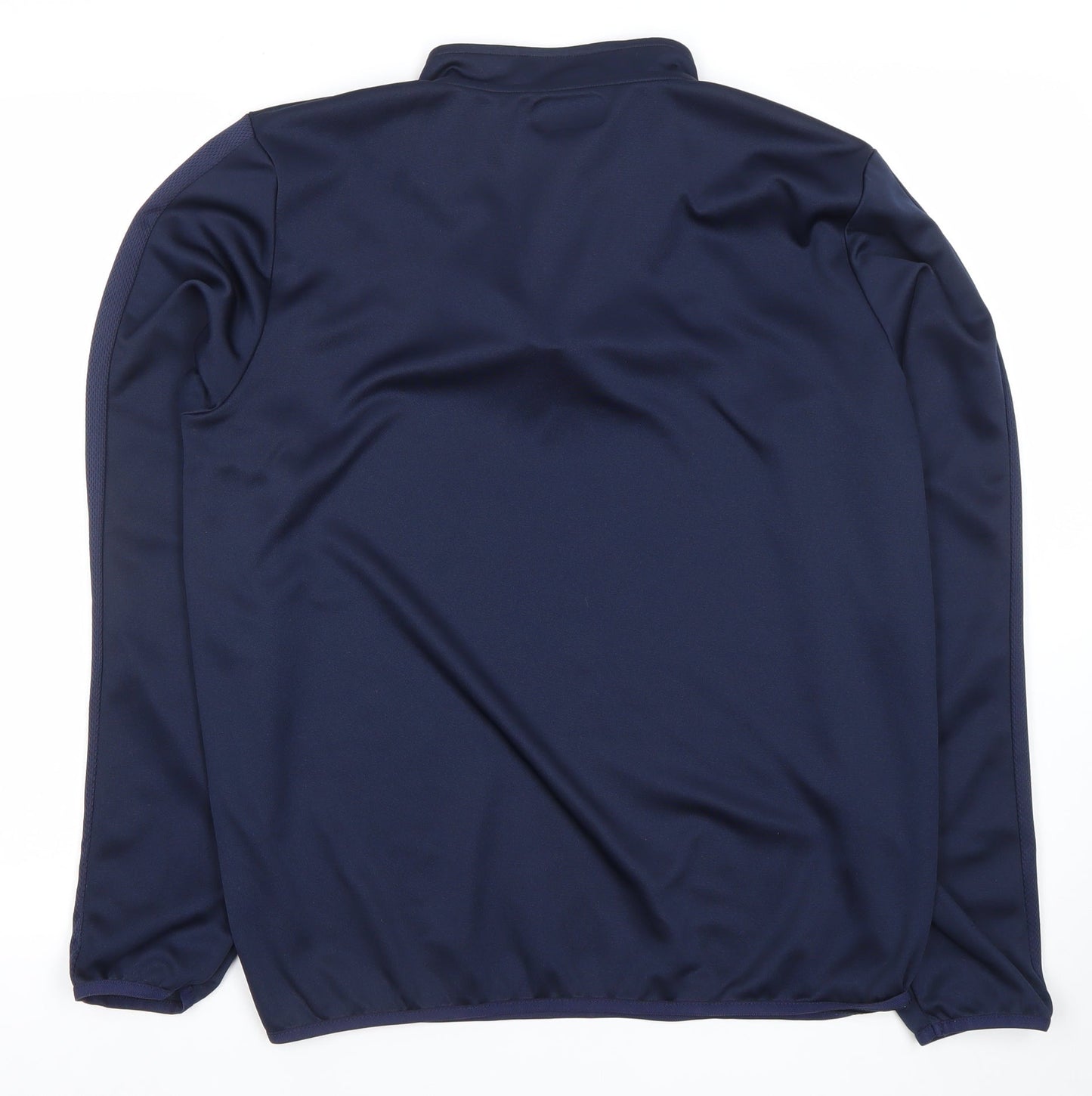 Kappa Mens Blue Large 1/4 Zip Football Sweatshirt Long Sleeve