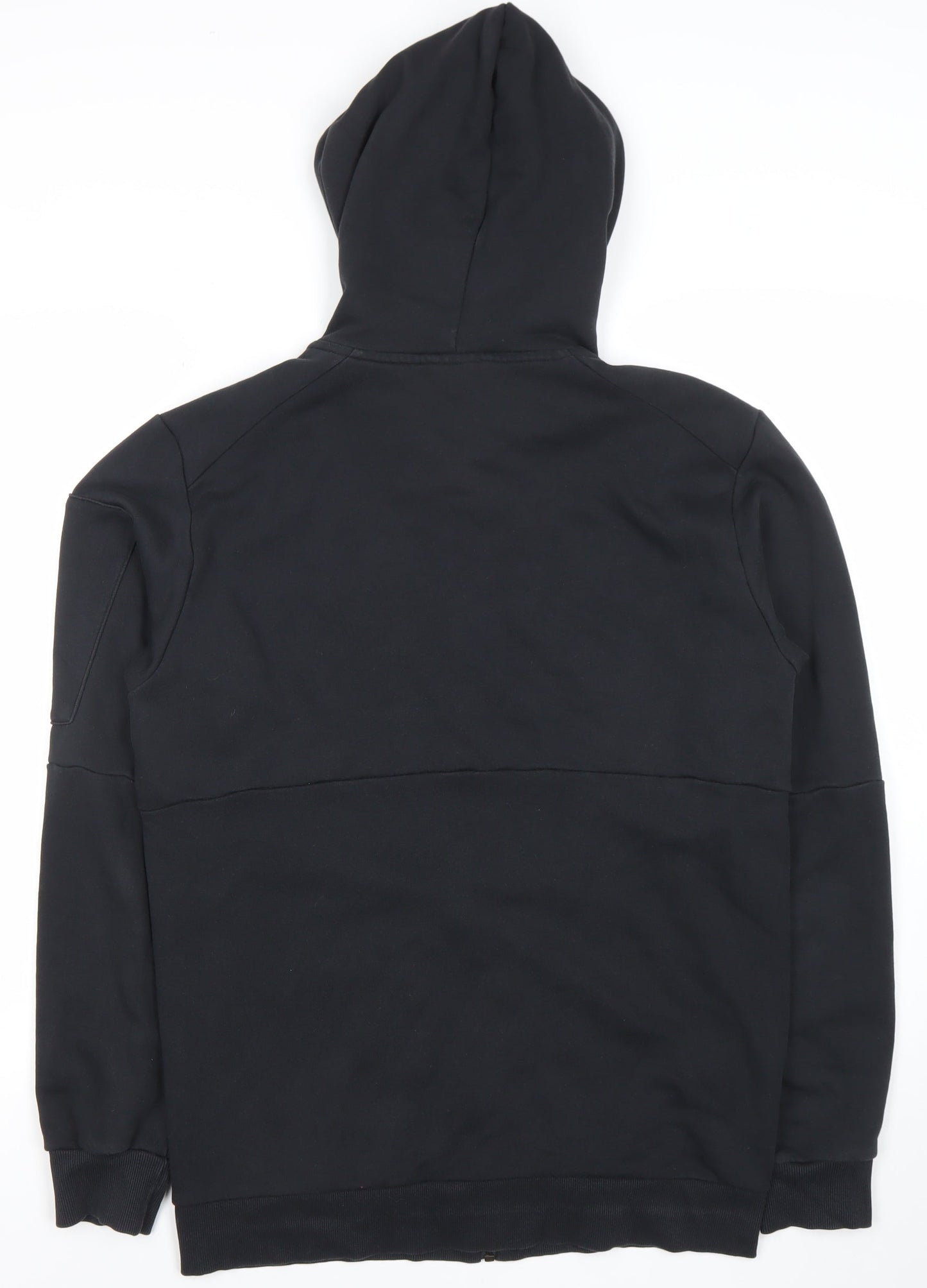 Adidas Mens Black Hoodie Full Zip Hooded Jacket Size M