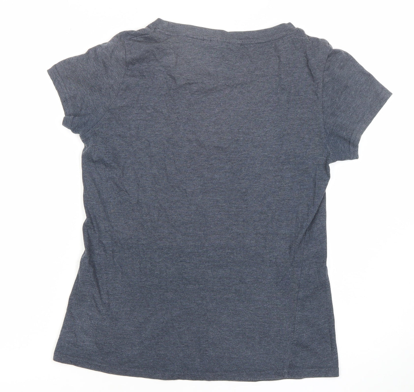 Lee Cooper Womens Blue Floral Print T-Shirt Size 12