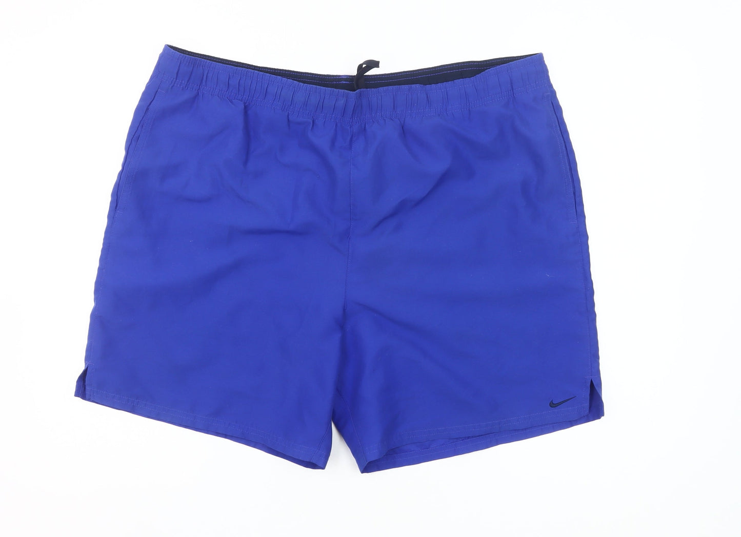 Nike Men’s Blue Swim Shorts XL Elastic Waist Mesh Lined Lightweight