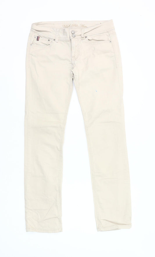 U.S. Polo Assn. Women’s Beige Straight Leg Jeans Size 10