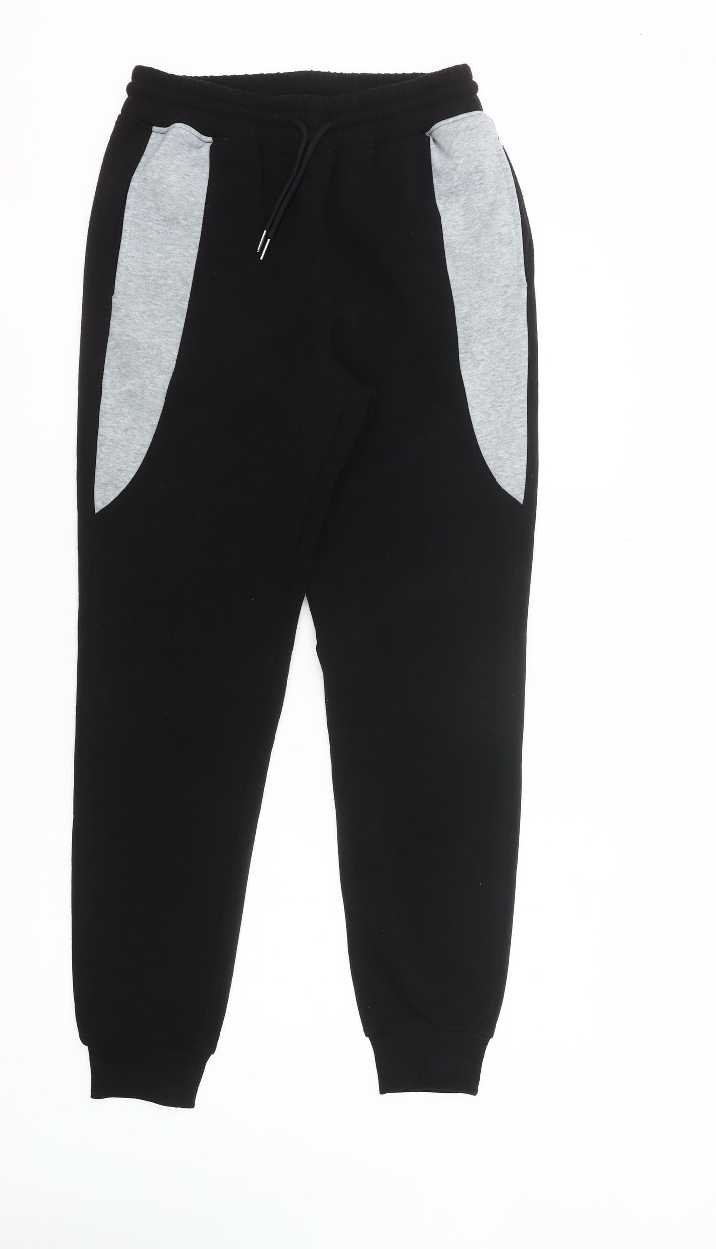 Donnay Men's Black Sweatpants Size S Regular Fit Tapered Joggers