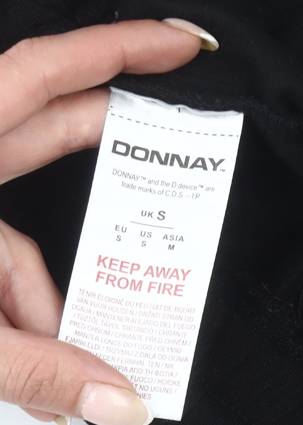 Donnay Men's Black Sweatpants Size S Regular Fit Tapered Joggers