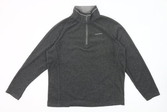 Craghoppers Men’s Grey XL Fleece Pullover 1/4 Zip Sweatshirt Outdoor