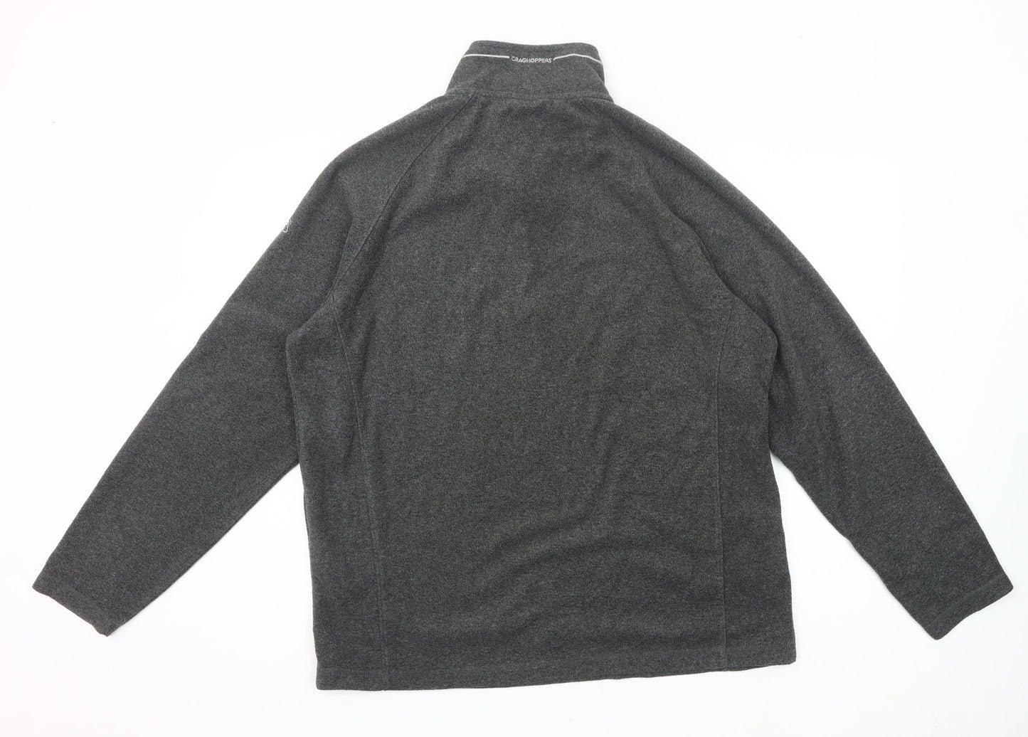 Craghoppers Men’s Grey XL Fleece Pullover 1/4 Zip Sweatshirt Outdoor