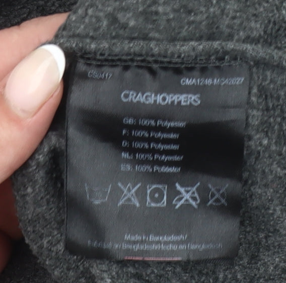 Craghoppers Men’s Grey XL Fleece Pullover 1/4 Zip Sweatshirt Outdoor