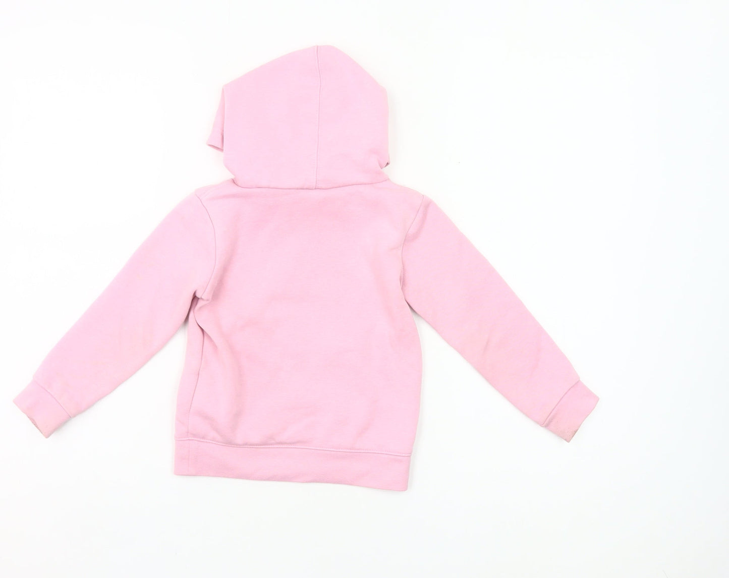 Nike Girls Pink Pullover Hoodie 2-3 Years Logo Fleece Sweatshirt