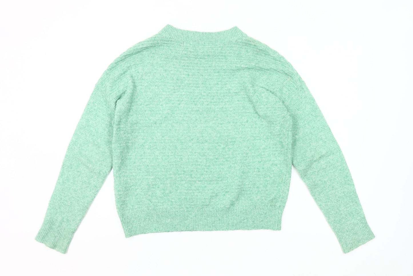 Vero Moda Womens Green Jumper Size 8 Crew Neck Pullover Knit