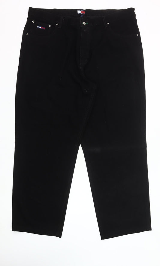 Tommy Jeans Men’s Black Straight Leg Jeans Size 42x32 Big & Tall