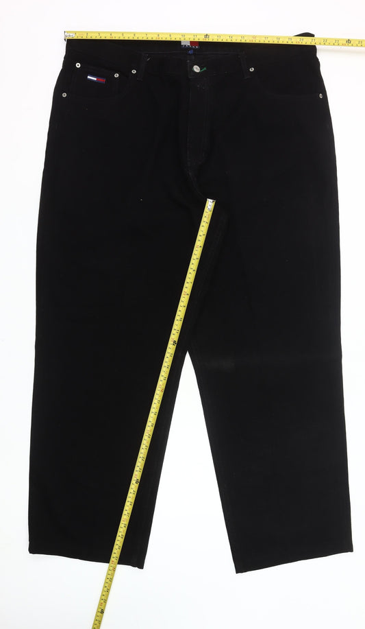 Tommy Jeans Men’s Black Straight Leg Jeans Size 42x32 Big & Tall