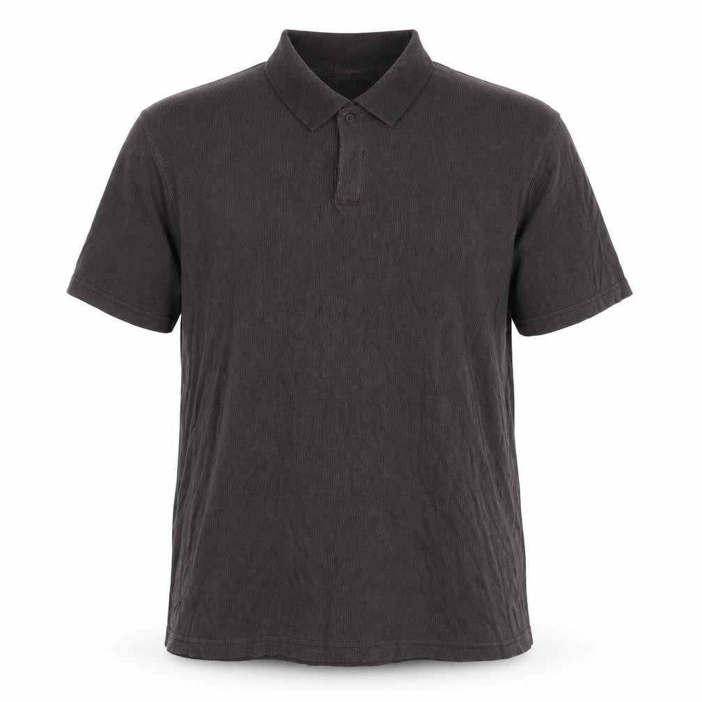 Joseph Abboud Men's Brown 2XL Cotton Blend Short Sleeve Polo Shirt