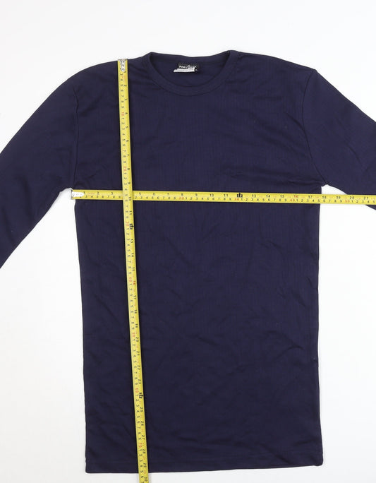 Portwest Men’s Blue Long Sleeve Crew Neck Pullover Jumper Size S