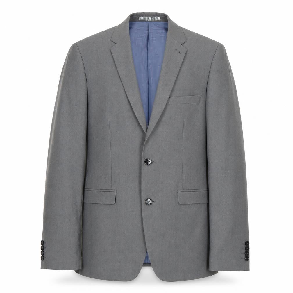 Burton Menswear London Men's Grey Slim Fit 40L Suit Jacket