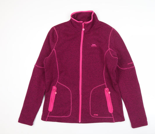 Trespass Womens Purple 2XL Fleece Activewear Jacket with Full Zip