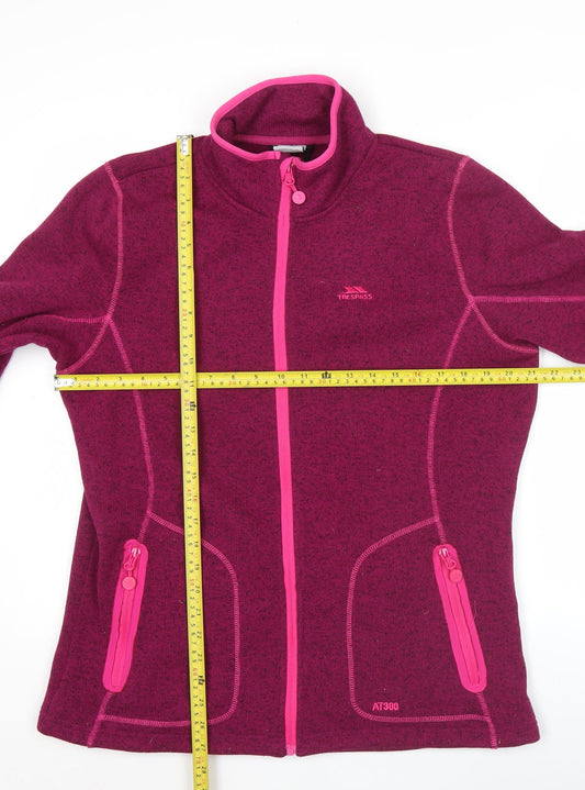 Trespass Womens Purple 2XL Fleece Activewear Jacket with Full Zip