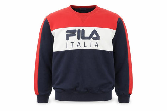 Mens UK L Regular FILA Multicoloured Pullover Sweatshirt