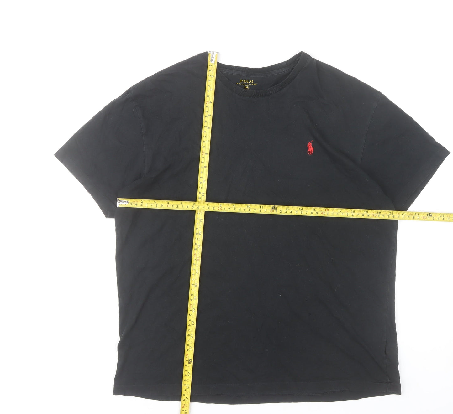 Ralph Lauren Polo Men’s Black M Crew Neck Short Sleeve Cotton T-Shirt