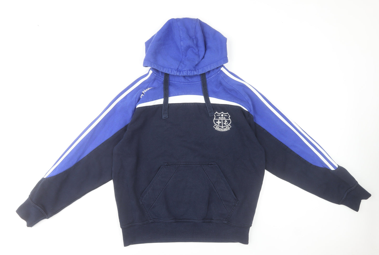 O'Neills Men’s Blue Pullover Hoodie Small Logo Sportswear