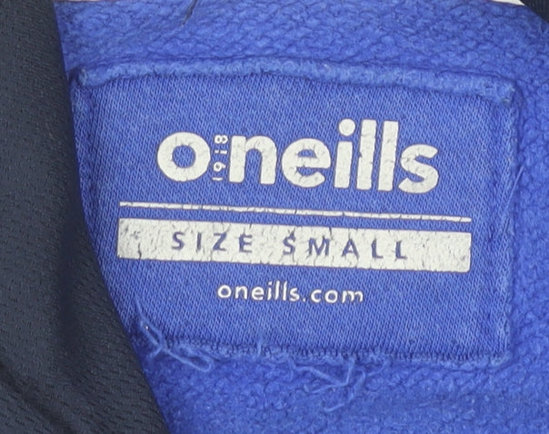 O'Neills Men’s Blue Pullover Hoodie Small Logo Sportswear