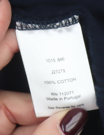 Jigsaw Womens Blue Cotton Lightweight Casual Jacket Size M
