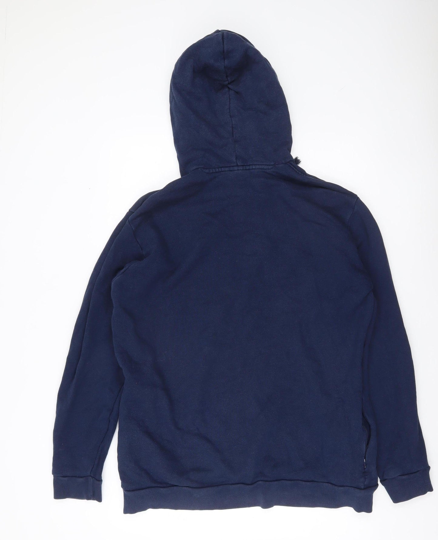 Adidas Men’s Blue Pullover Hoodie L Sports Logo Sweatshirt