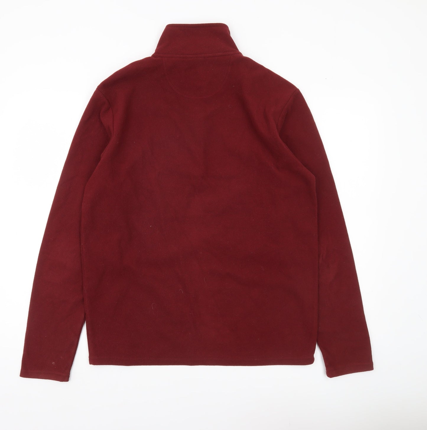 Peter Storm Men’s Red Fleece Sweatshirt M 1/4 Zip Pullover Hiking