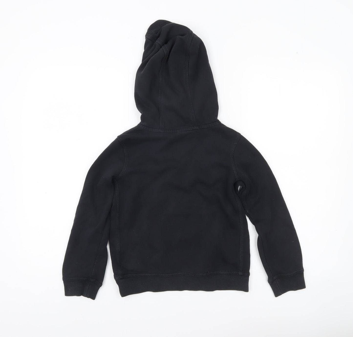 Nike Boys Black Pullover Hoodie XS 7 Years Logo Sports Hooded Sweatshirt