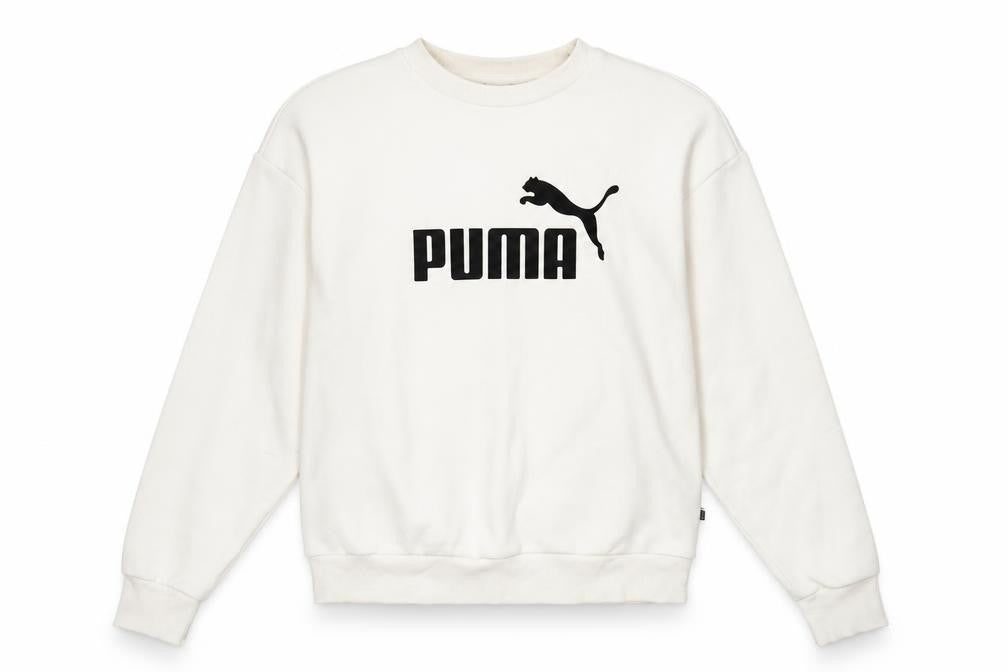 Womens UK 8 Regular PUMA Ivory Pullover Sweatshirt