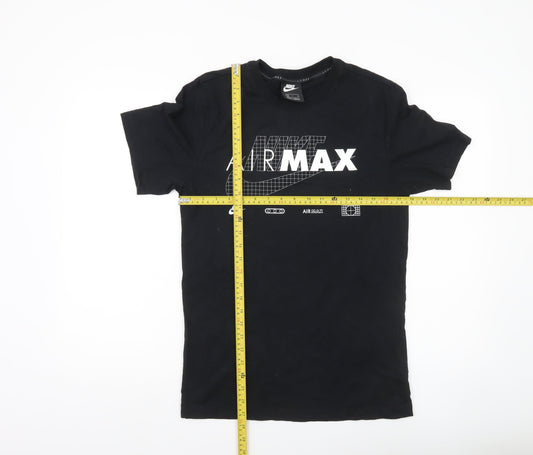 Nike Men's Black Air Max Graphic T-Shirt Size S Crew Neck