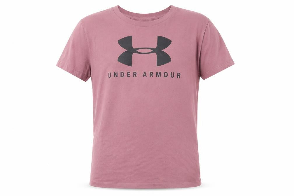Mens UK Size S Under armour Pink  Cotton Blend T-Shirt