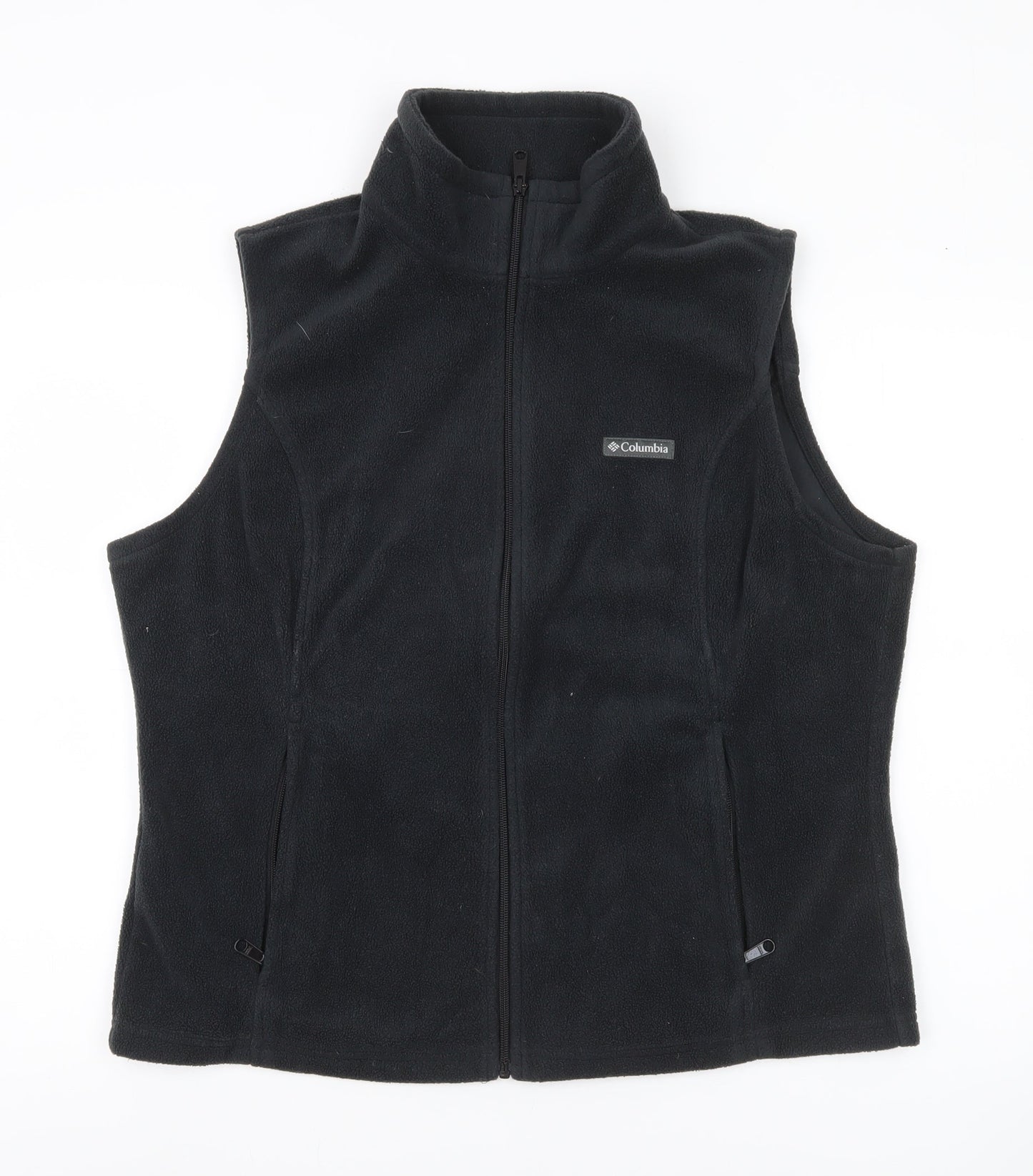 Columbia Men Black XL Fleece Bodywarmer Waistcoat Outdoor Hiking Vest
